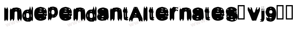 IndependantAlternates-vj9字体转换