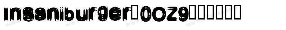 Insaniburger-0OZ9字体转换