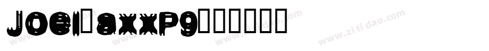 Joel-axxP9字体转换