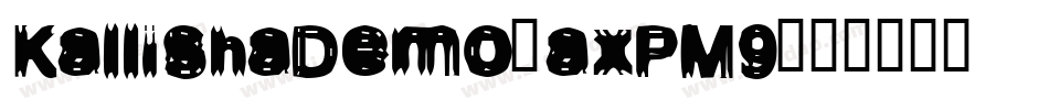 KallishaDemo-axPM9字体转换