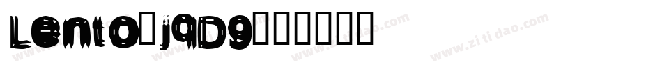 Lento-jqD9字体转换