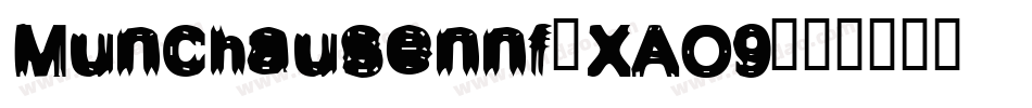 Munchausennf-XAO9字体转换
