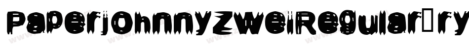 PaperjohnnyzweiRegular-ryy9字体转换