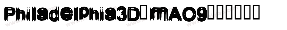 Philadelphia3D-mAO9字体转换