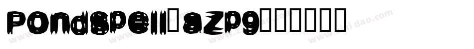 Pondspell-azp9字体转换