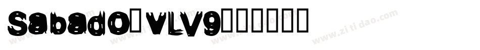 Sabado-vLV9字体转换