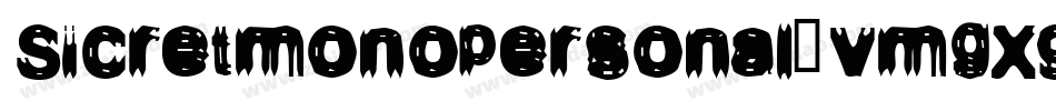 Sicretmonopersonal-vmgX9字体转换