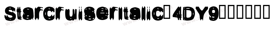 StarcruiserItalic-4DY9字体转换