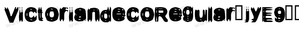 VictoriandecoRegular-jyE9字体转换