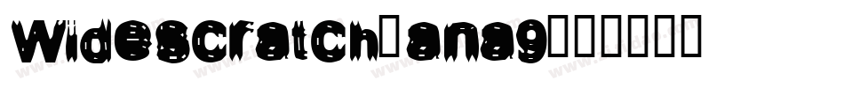 Widescratch-ana9字体转换