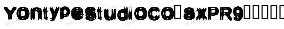 Yontypestudioco-axPR9字体转换