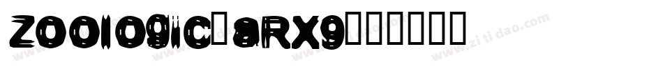 Zoologic-aRX9字体转换