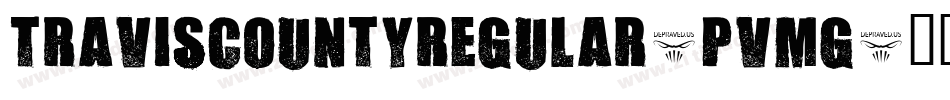 TravisCountyRegular-PvMg字体转换