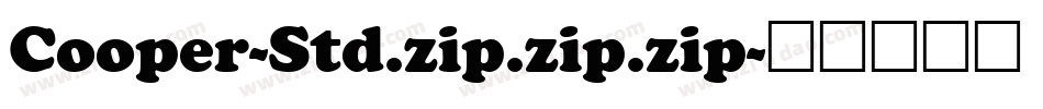 Cooper-Std.zip.zip.zip字体转换
