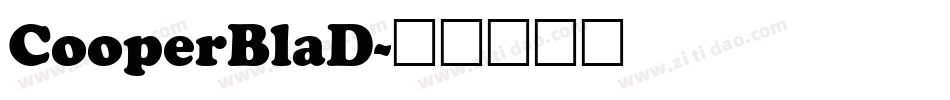 CooperBlaD字体转换