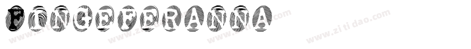 Fingeferanna字体转换