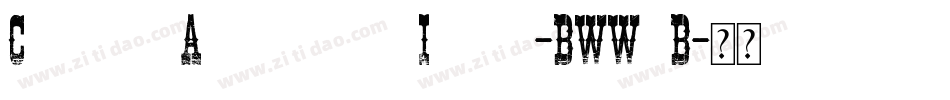 CowboyAdventureItalic-BWWpB字体转换