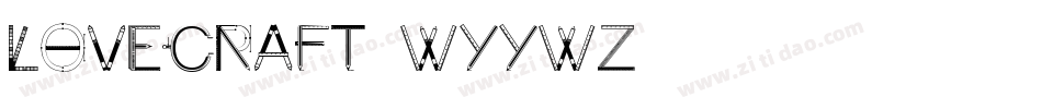 LoveCraft-Wyywz字体转换
