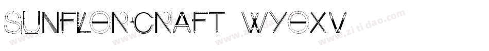SunflorCraft-Wyoxv字体转换