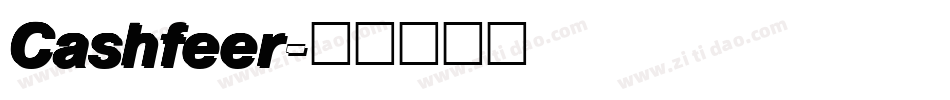 Cashfeer字体转换