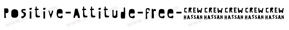 Positive-Attitude-free字体转换