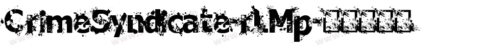 CrimeSyndicate-rLMp字体转换
