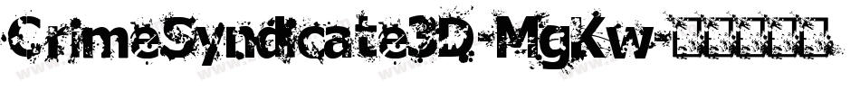CrimeSyndicate3D-MgKw字体转换