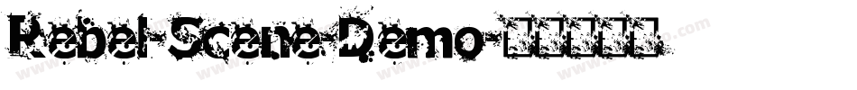 Rebel-Scene-Demo字体转换
