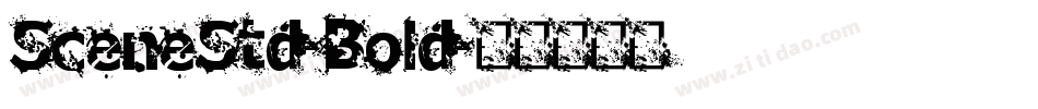 SceneStd-Bold字体转换