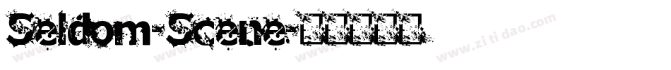 Seldom-Scene字体转换