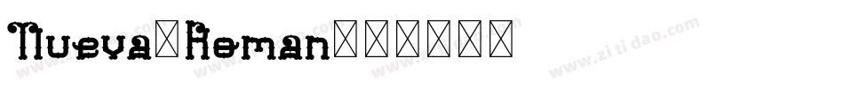 Nueva-Roman字体转换