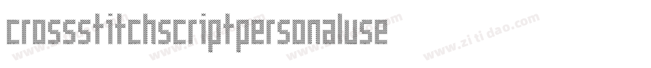 CrossstitchscriptpersonalUse-6BzM字体转换