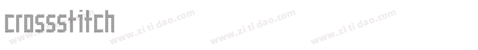 crossstitch字体转换