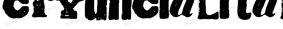 CryUncialItalic-3A5X字体转换