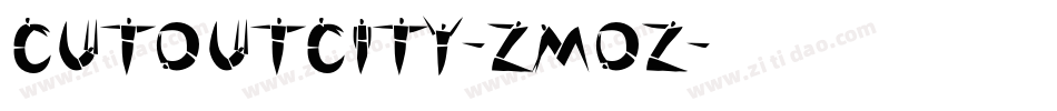 CutoutCity-ZMoz字体转换