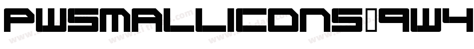Pwsmallicons-9W45字体转换