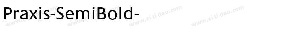 Praxis-SemiBold字体转换 Praxis-SemiBold字体转换