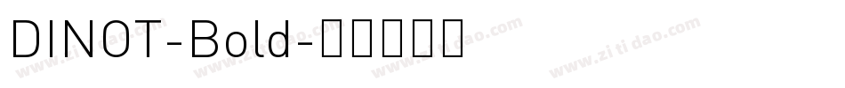 DINOT-Bold字体转换