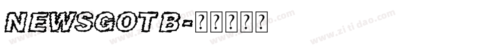 Newsgotb字体转换