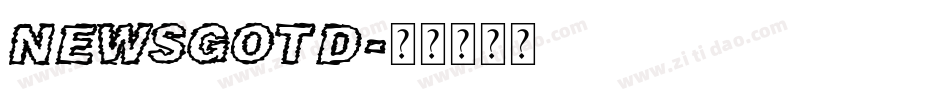Newsgotd字体转换