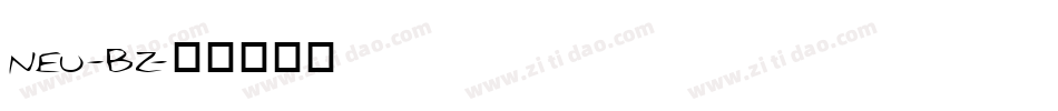 NEU-BZ字体转换