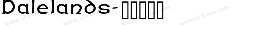 Dalelands字体转换