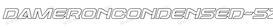 DameronCondensed-5ZY8字体转换