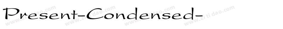 Present-Condensed字体转换