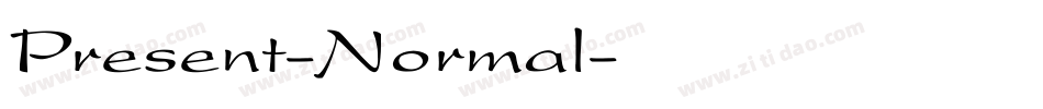 Present-Normal字体转换