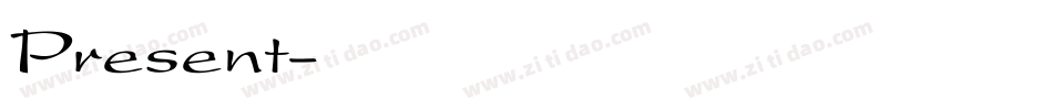Present字体转换