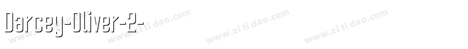 Darcey-Oliver-2字体转换