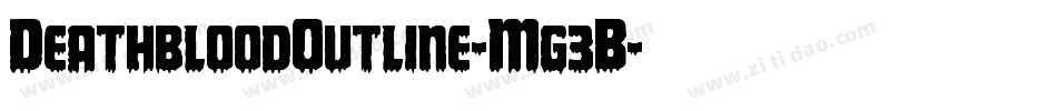 DeathbloodOutline-Mg3B字体转换