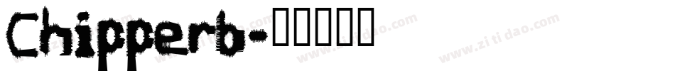 Chipperb字体转换