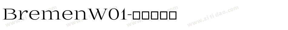 BremenW01字体转换
